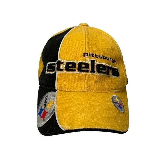 Reebok vintage NFL pro‎ line Pittsburgh Steelers adjustable hat - Picture 1 of 6